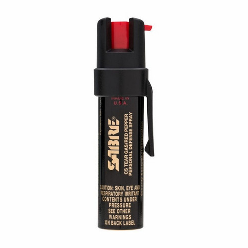 Sabre P-22 Defense Pepper Spray Unit w/ Attachment Clip, Black Sabre P-22 Defense Pepper Spray Unit w/ Attachment Clip, Black