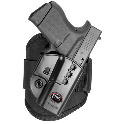 Fobus GL43NDA Evolution Ankle Holster for Glock 43X