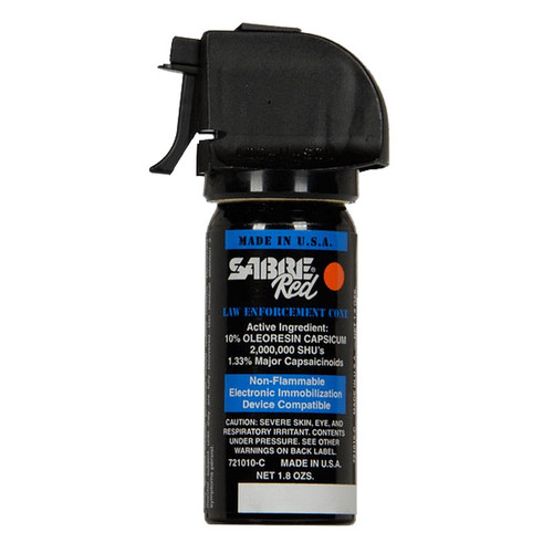 Sabre 721010-C Trigger Top Cone Delivery (MK-2) Pepper Spray, 1.33% MC, 1.8 Ounces