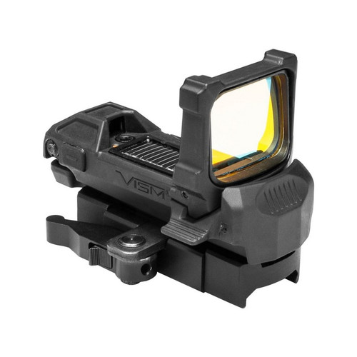 NcStar VDBSOLFLIP SPD FlipDot Solar Reflex Sight w/ KPM Mounting System (KeyMod/Picatinny/M-LOK)