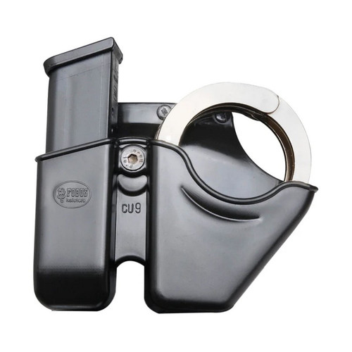 Fobus CU9BH Magazine/Handcuff Combo Belt Pouch for 9mm/.40 Double-Stack