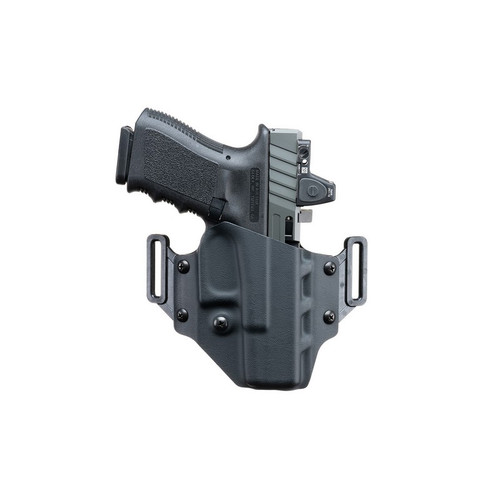 Crucial Concealment 1000 Covert OWB Outside-the-Waistband Holster for Glock 19 - Black - Right Hand