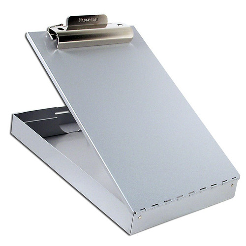 Saunders Recycled Aluminum Redi-Rite Top-Open Storage Clipboard, Letter/A4 Size, High Capacity Clip, 9.00" x 14.25"