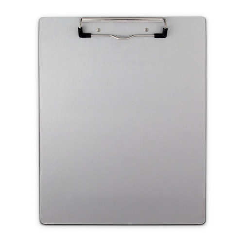 Saunders 21517 Aluminum Clipboard, Letter/A4 Size, Low Profile Clip, Silver, 8.95" x 12.75"