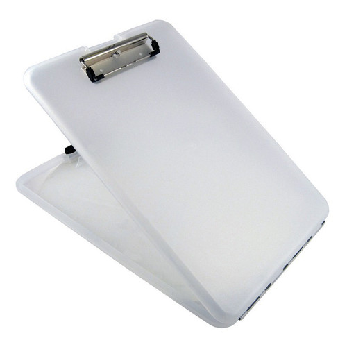 Saunders SlimMate Plastic Storage Clipboard, Letter/A4 Size, Low Profile Clip, 9.50" x 12.75"