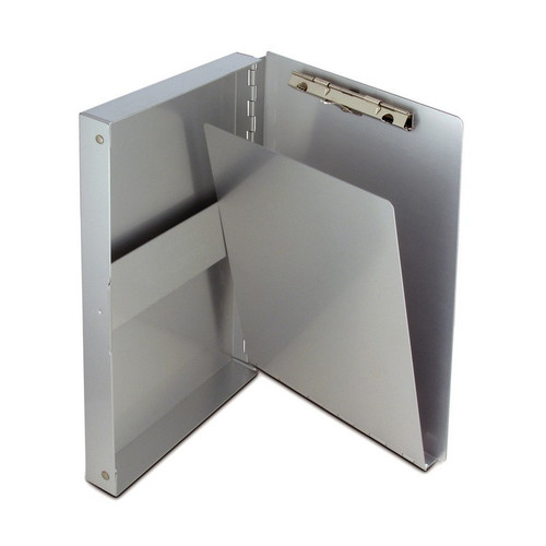 Saunders 10517 Recycled Aluminum Snapak Form Holder, Letter A4 Size, Serrated Clip, Silver, 9.00" x 12.75"