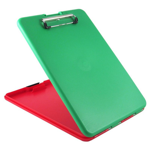 Saunders 00580 SlimMate Show2Know Safety Organizer, Letter A4 Size, Low Profile Clip, Red/Green, 9.50" x 13.50"