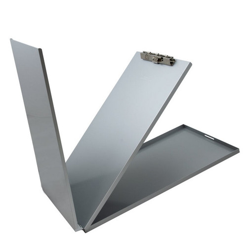 Saunders 10020 Recycled Aluminum A-Holder Form Holder, Letter Size, Serrated Clip, Silver, 9.00" x 15.00"