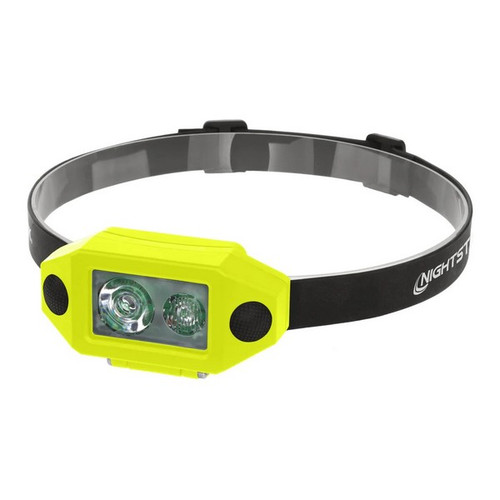 Nightstick XPP-5460GX Intrinsically Safe Low-Profile Dual-Light Headlamp, 3 AAA Batteries, 180 Lumens