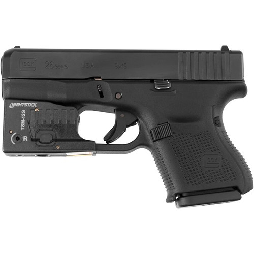 Nightstick TSM-12G Subcompact Weapon Light w/ Green Laser for Glock 26 27 33 39