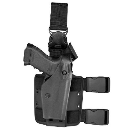 Safariland Model 6005 SLS Tactical Holster w/ Quick-Release Leg Strap for Heckler & Koch P2000 w/ Streamlight TLR-1