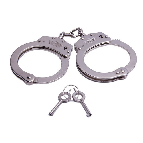 UZI HC-C Chain-Linked Handcuffs - Locking Mechanism w/ 22 Locking Positions