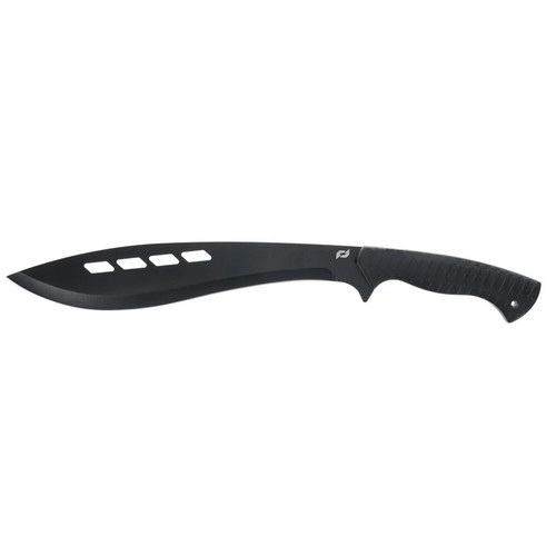 Schrade 1182524 Decimate Kukri Fixed Knife 12" 3CR13 Hollow Grind Blade, Black OverMold Handle