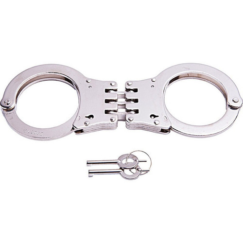 UZI HC-H Hinge-Linked Handcuffs - Locking Mechanism w/ 22 Locking Positions