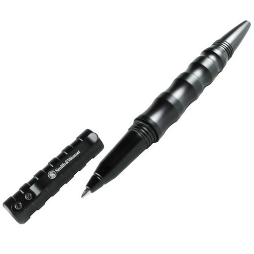 Smith & Wesson SWPENMP2BK 5.8" Aircraft Aluminum Tactical Pen w/ Screw Cap Smith & Wesson SWPENMP2BK 5.8" Aircraft Aluminum Tactical Pen w/ Screw Cap