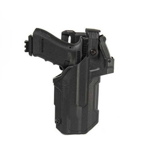 Blackhawk T-Series Level 3 Light-Bearing Red Dot Sight Duty Holster for SIG Sauer P320 w/ Streamlight TLR-1