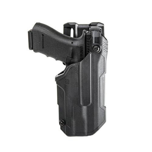 Blackhawk T-Series Level 3 Duty Light-Bearing Holster for Glock 17/19 w/ Streamlight TLR-1