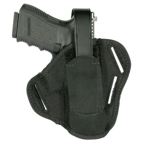 Blackhawk 40PC03BK Nylon 3-Slot Pancake Holster for 4.50" - 5" BBL Large Autos