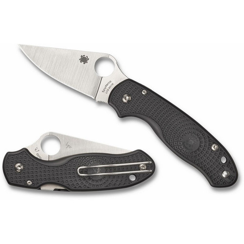 Spyderco C223PBK Para 3 Lightweight Folding Knife 2.92" CTS-BD1N Plain Edge Blade, Black FRN Handle
