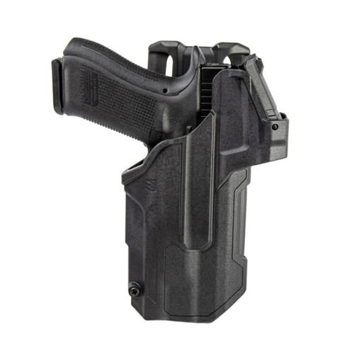 Blackhawk T-Series Level 3 Light-Bearing Red Dot Sight Duty Holster for Glock 17/19 w/ Streamlight TLR-7
