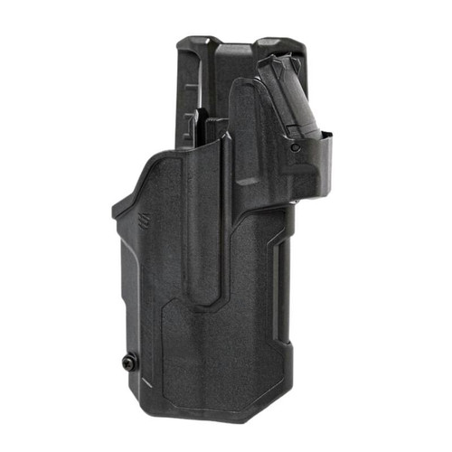 Blackhawk T-Series Level 2 Light-Bearing Red Dot Sight (RDS) Duty Holster for Smith & Wesson P320 w/ Streamlight TLR-1