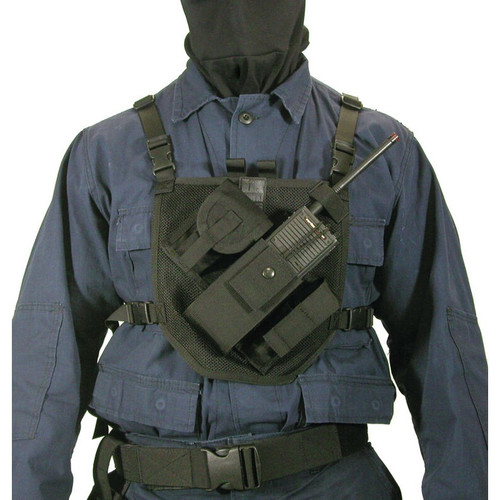 Blackhawk 37PRH1BK Patrol Radio Chest Harness