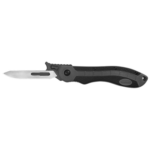 Kershaw 1890 Lonerock Rbk Folding Knife Drop Point 2.80" #60A Plain Edge Blade, Gray & Black Handle