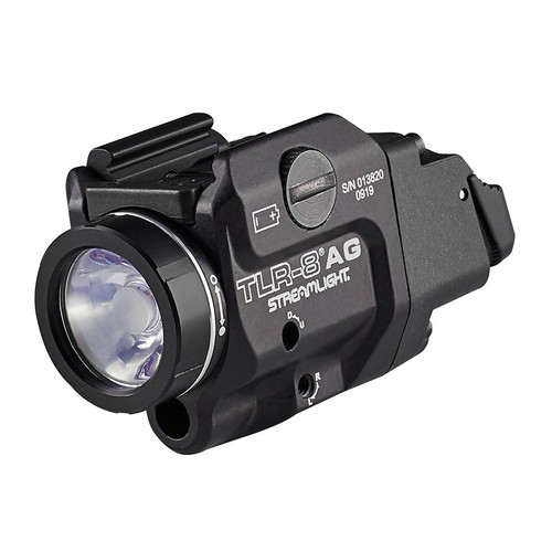 Streamlight 69434 TLR-8 A G Flex Rail Mounted 500 Lumen Weapon Light w/ Green Laser & Rear Switch Options