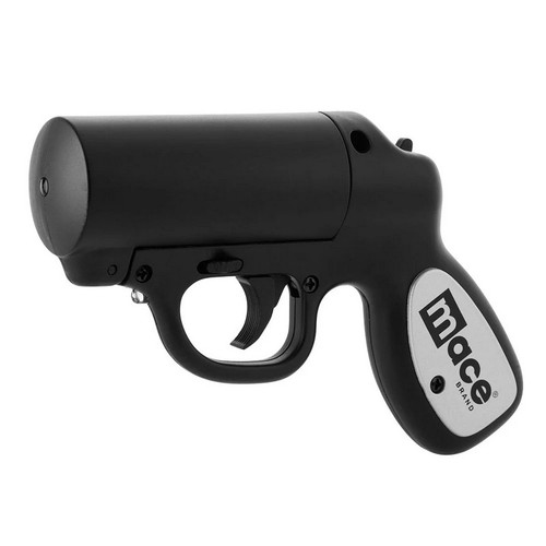 Mace 80585 PepperGun Power Stream Spray Pattern w/ LED Flashlight & Strobe Light
