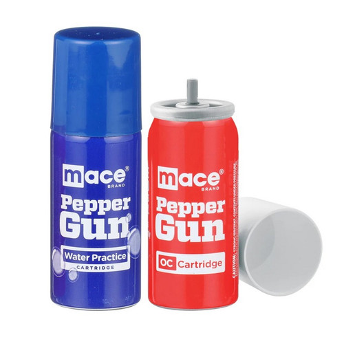 Mace 80822 PepperGun Water & OC Refill Cartridges (2 Pack)