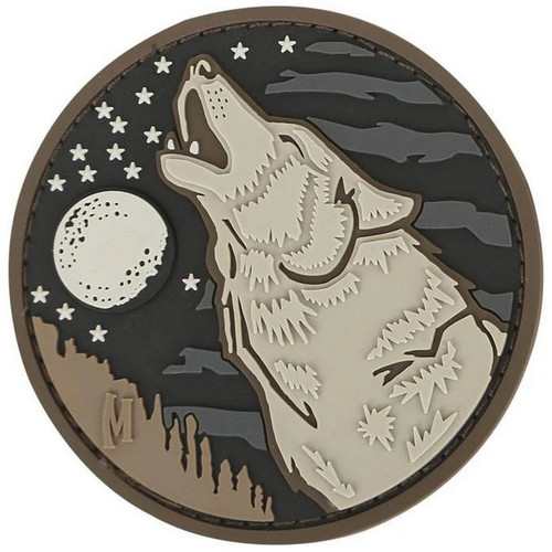 Maxpedition WOLF Wolf Morale Patch - 2.40" x 2.40"