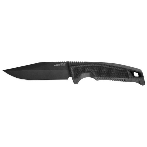 SOG 17-22-01-57 Recondo FX Fixed Knife 4.60" Cryo 440C Clip Point Straight Edge Blade, Black Rubberized Handle