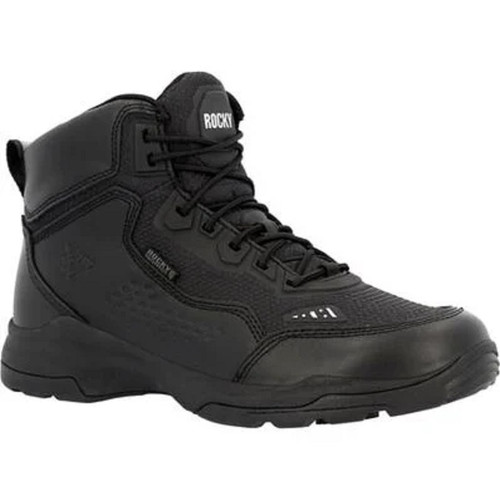 Rocky RKD0112 Tac One Waterproof Public Service 6" Work Boots, Black