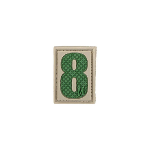 Maxpedition NUM8 Number 8 Morale Patch - 0.84" x 1.18"