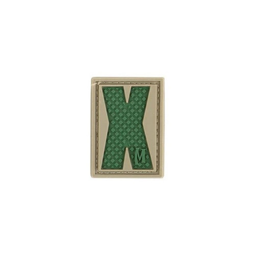 Maxpedition LETX Letter X Morale Patch - 0.84" x 1.18"