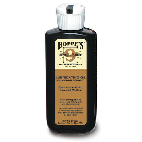 Hoppe's BR1003 No. 9 Bench Rest Lubricating Oil w/ Weatherguard - 2.25 oz Bottle