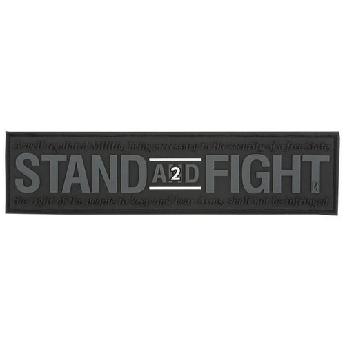 Maxpedition PVCPATCH-STFTS Stand & Fight 2nd Amendment Morale Patch - SWAT - 5.00"  x 1.25"
