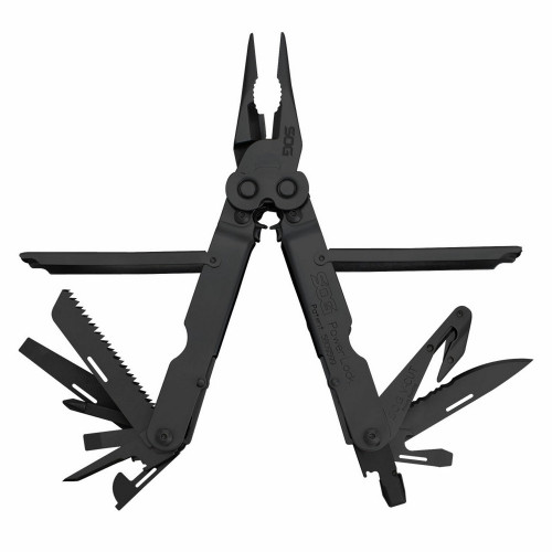 SOG B63N-CP PowerLock EOD Multi-Tool w/ V-Cutter & Nylon Sheath, Black-Oxide