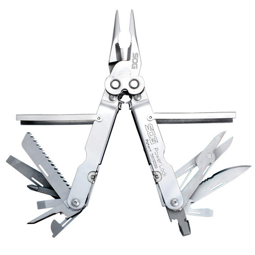 SOG S60N-CP PowerLock Multi-Tool w/ Nylon Sheath, Satin