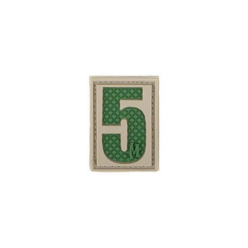 Maxpedition NUM5 Number 5 Morale Patch - 0.84" x 1.18" Maxpedition NUM5 Number 5 Morale Patch - 0.84" x 1.18"