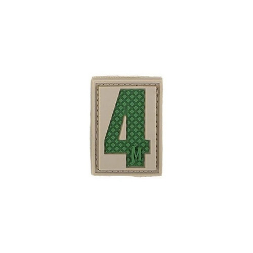 Maxpedition NUM4 Number 4 Morale Patch - 0.84" x 1.18"