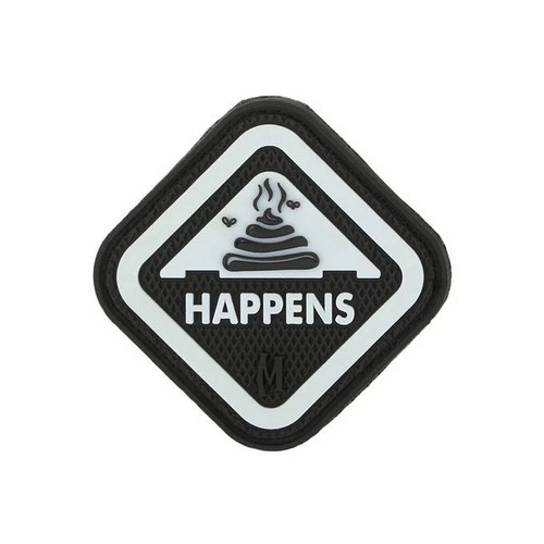 Maxpedition PVCPATCH-ITHPZ It Happens Morale Patch - Glow - 2" x 2"