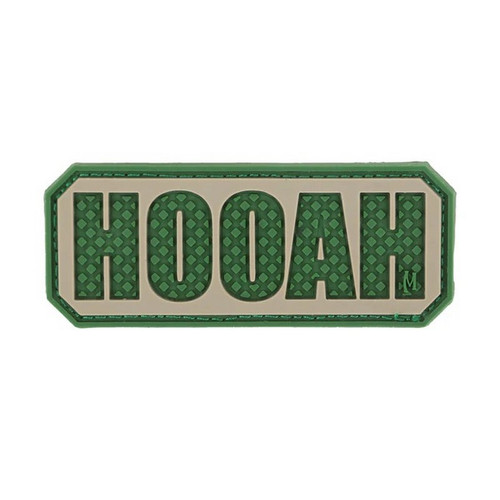 Maxpedition PVCPATCH-HOOAA HOOAH Morale Patch - Arid - 2.50" x 1.00"