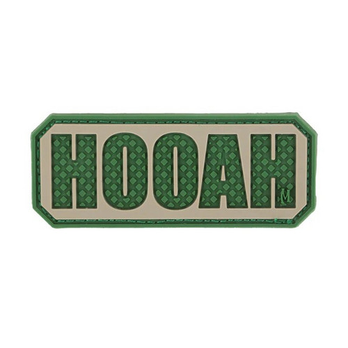 Maxpedition PVCPATCH-HOOAA HOOAH Morale Patch - Arid - 2.50" x 1.00"
