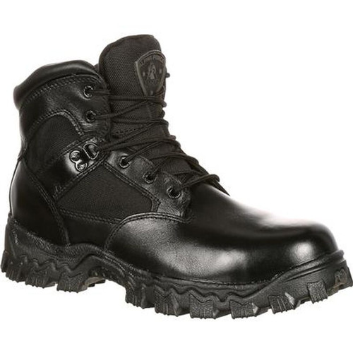 Rocky FQ0002167 Alpha Force 6" Waterproof Public Service Boots, Black