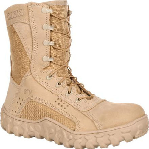 Rocky FQ0000101 S2V Tactical Military 8" Boots, Desert Tan