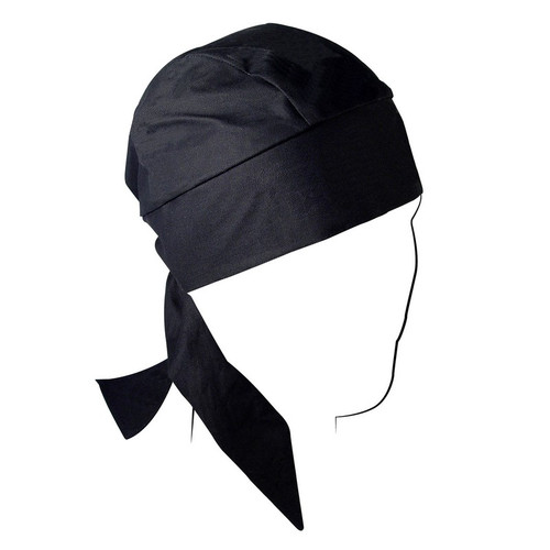 ZANheadgear ZDX114 Deluxe Flydanna Cotton Bandanna, Black