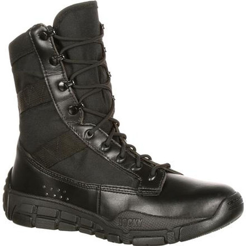 Rocky RY008 C4T Military Insirped Public Service 8" Work Boots, Black