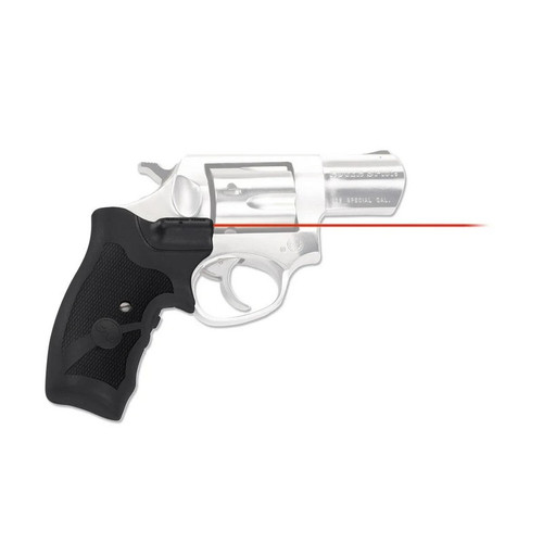 Crimson Trace LG-303 Lasergrips® for Ruger SP101 (Rubber Overmold Grip), Red Laser