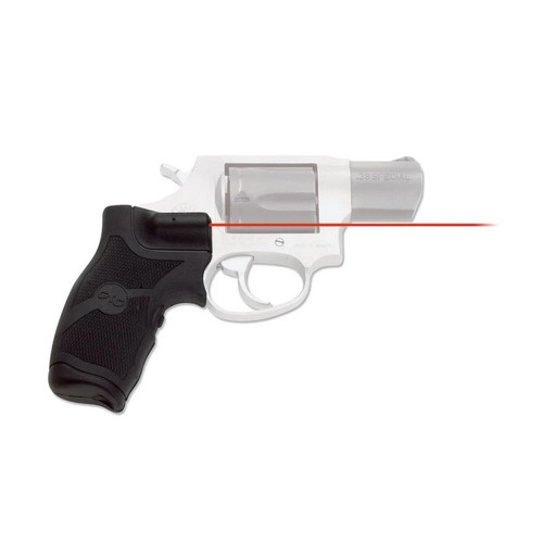 Crimson Trace LG-385 Lasergrips® for Taurus Revolvers (Rubber Overmold), Red Laser